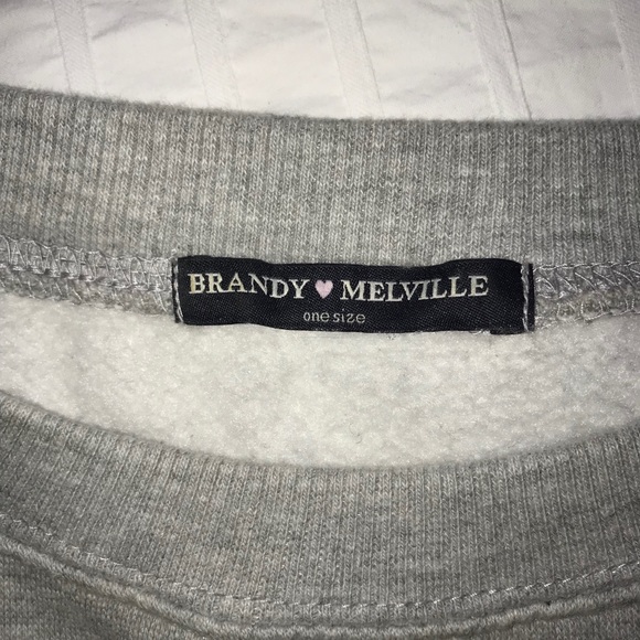 Cropped Brandy Melville Prada RAD sweatshirt🤩 - Picture 2 of 5